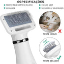 Escova Secadora Pet 2 em 1 – Seca e Remove Pelos