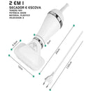 Escova Secadora Pet 2 em 1 – Seca e Remove Pelos